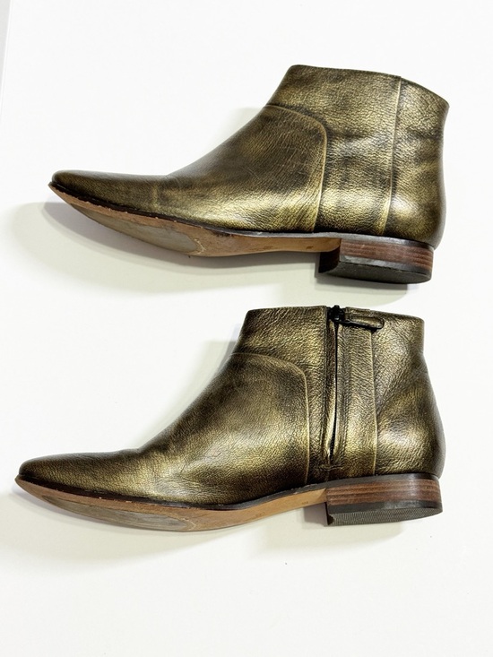 Cole Haan Shoes - Cole Haan Allen Women’s Metallic Gold Ankle Booties Sz. 10B
